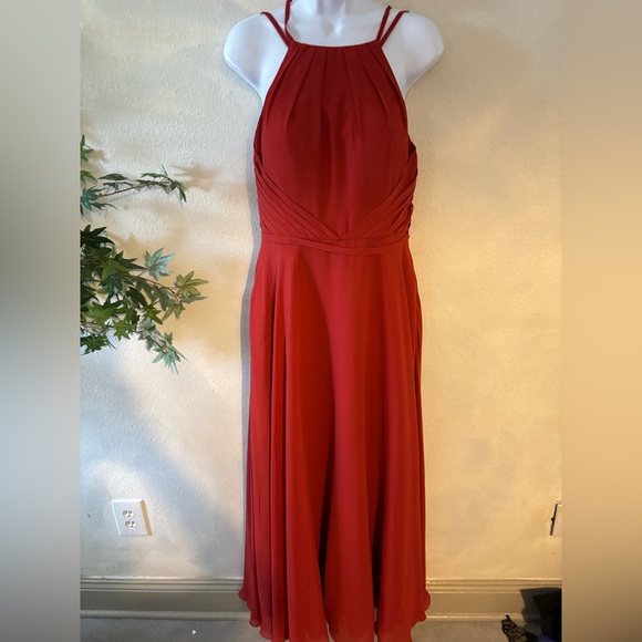 Terracotta Bridesmaids Dress size 8‎ - Picture 1 of 6